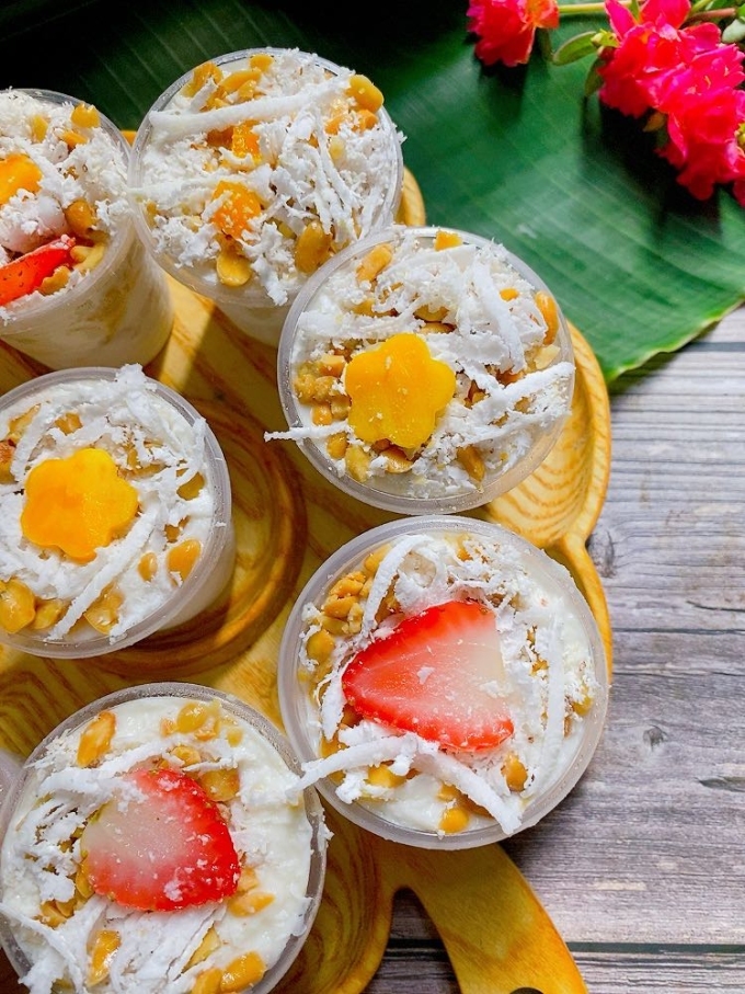 Kem chuối dừa cho ngày cuối tuần Kem chuối dừa cho ngày cuối tuần