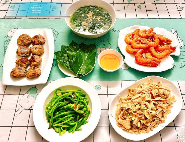 Gợi ý 7 mâm cơm cho cả tuần vừa ngon, đậm đà lại đầy màu sắc