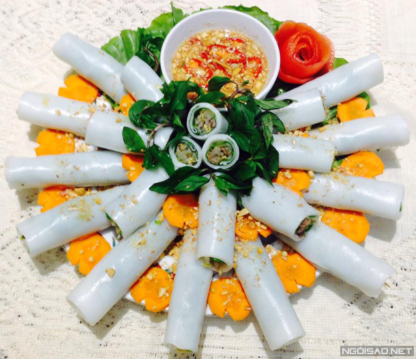 Những món cuốn thanh mát cho bữa liên hoan dịp nghỉ lễ Những món cuốn thanh mát cho bữa liên hoan dịp nghỉ lễ