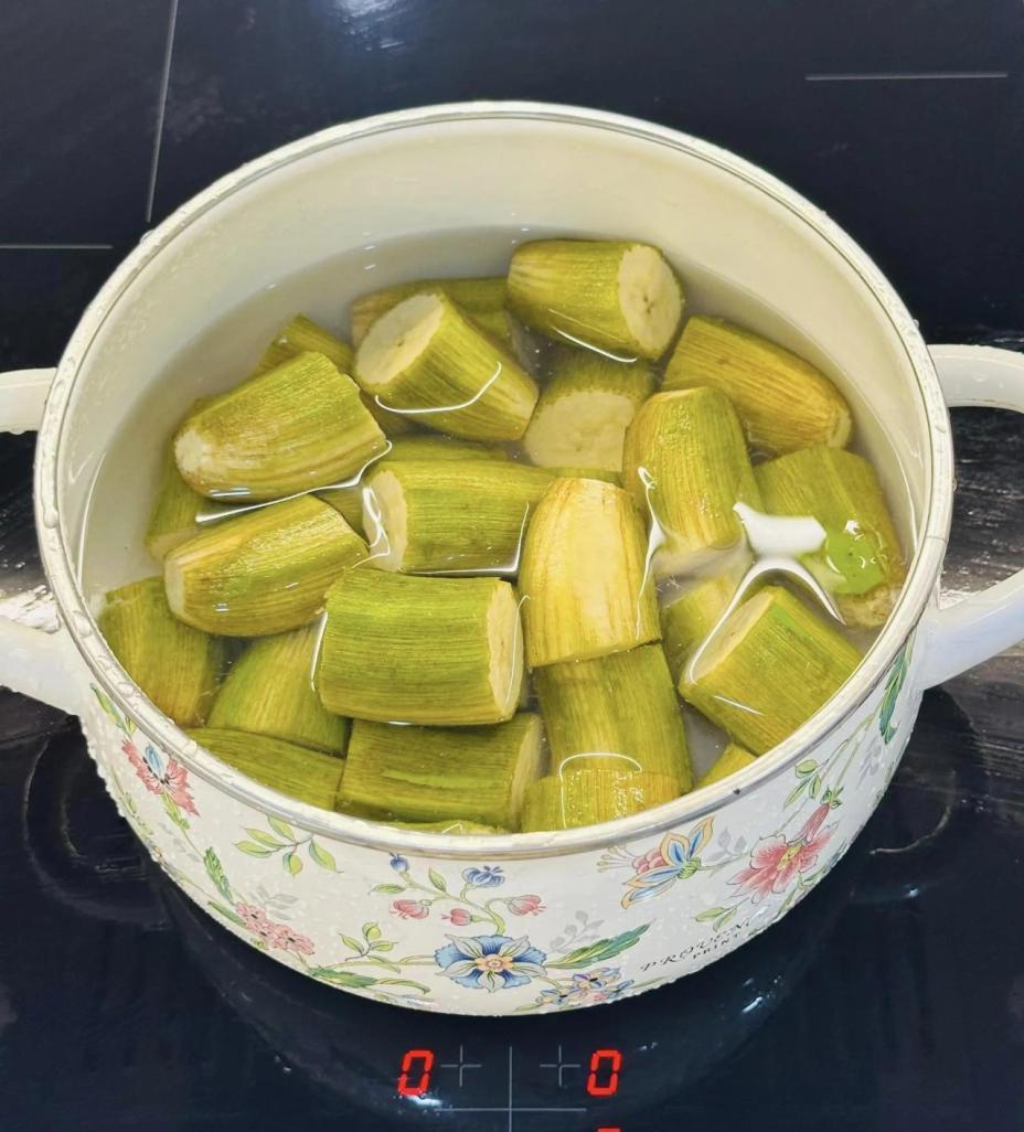 Đổi vị với món chuối đậu thịt