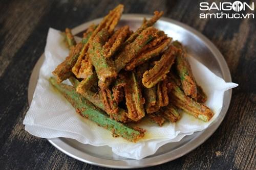 Biến tấu tempura đậu bắp kiểu Ấn tuyệt ngon