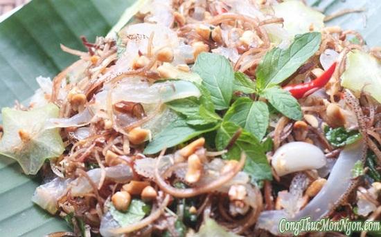 Cách làm gỏi sứa bắp chuối chua sần sật đã miệng
