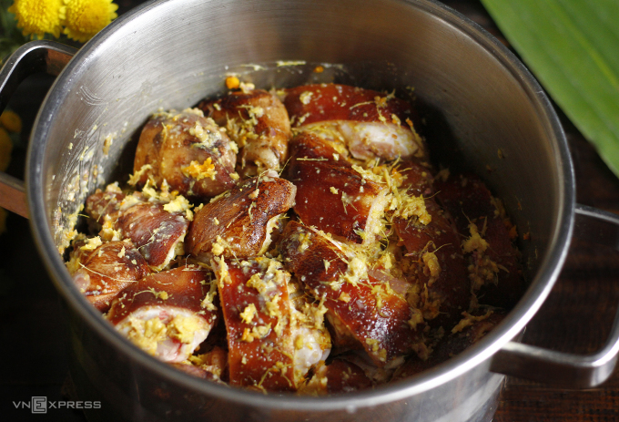 Giả cầy Hà Nội nấu theo lối xưa