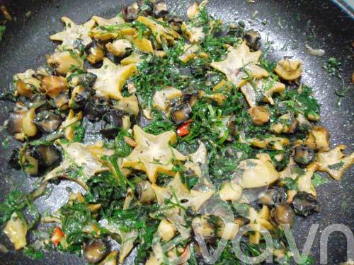 Ốc xào khế cực ngon Ốc xào khế cực ngon