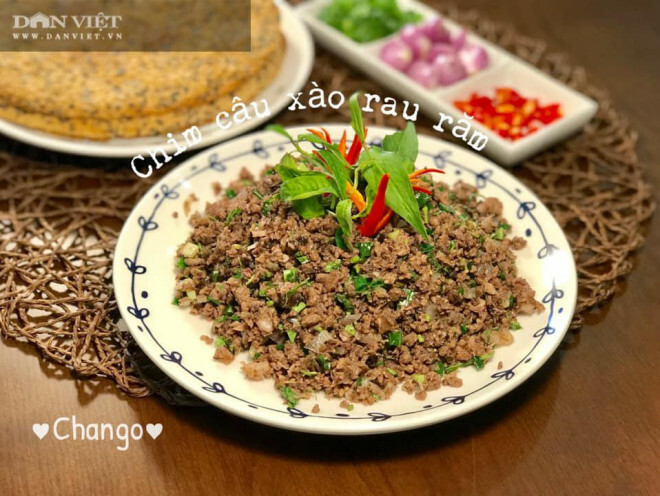 Mẹo làm bồ câu xào rau răm thơm ngon, đậm đà không bị tanh