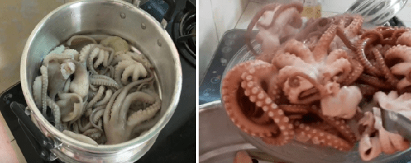 Cách làm bạch tuộc hấp giòn ngon và nước chấm đúng chuẩn