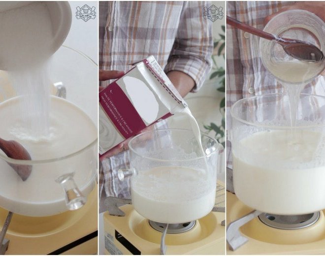Tranh thủ vải vào mùa, làm ngay chè khúc bạch tươi mát thơm ngon, beo béo giải nhiệt ngày hè