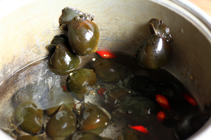 Cách làm lẩu ốc mùa thu