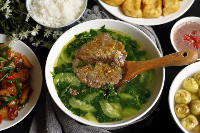 Bí quyết nấu canh cua đóng tảng, thơm ngon