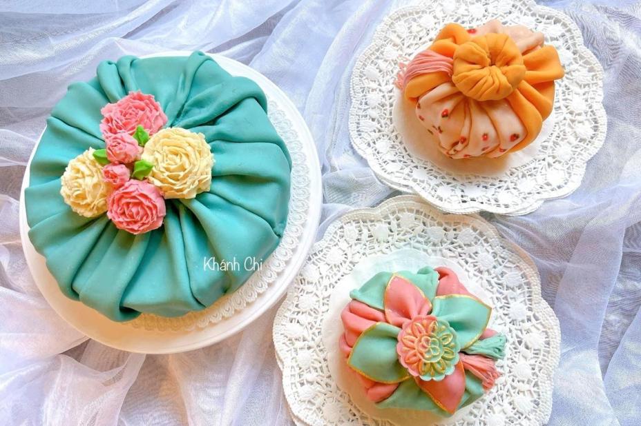 Cô gái làm xôi lá dứa đẹp như gói quà