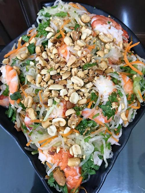 Nộm su hào cà rốt tôm tươi giòn ngon giải ngán Nộm su hào cà rốt tôm tươi giòn ngon giải ngán