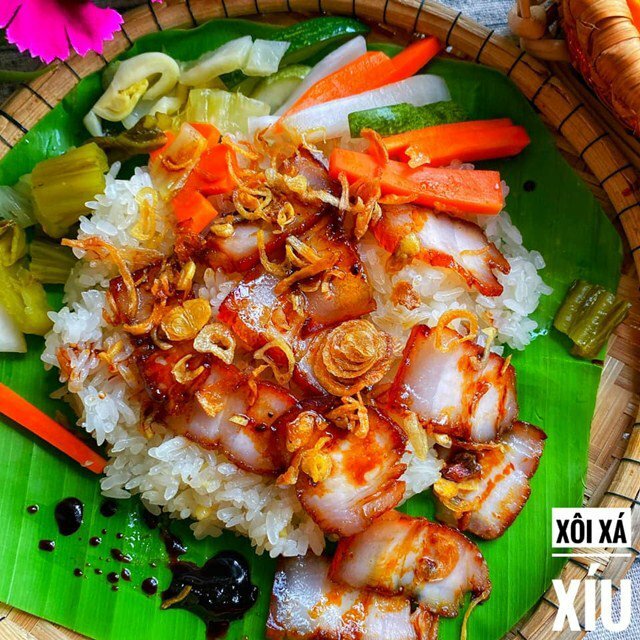 Làm ngay xôi xá xíu cho cả nhà bữa sáng tuyệt ngon lại chắc bụng