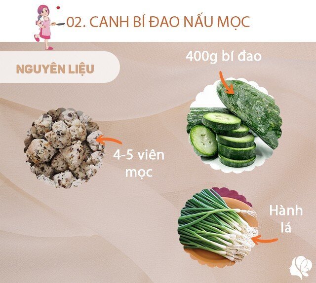 Hôm nay nấu gì: Gợi ý 4 món ngon cho bữa tối