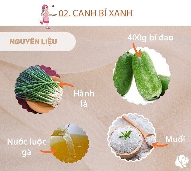 Hôm nay nấu gì: Cơm tối ngon miệng, thanh mát, nhìn là muốn ăn ngay Hôm nay nấu gì: Cơm tối ngon miệng, thanh mát, nhìn là muốn ăn ngay