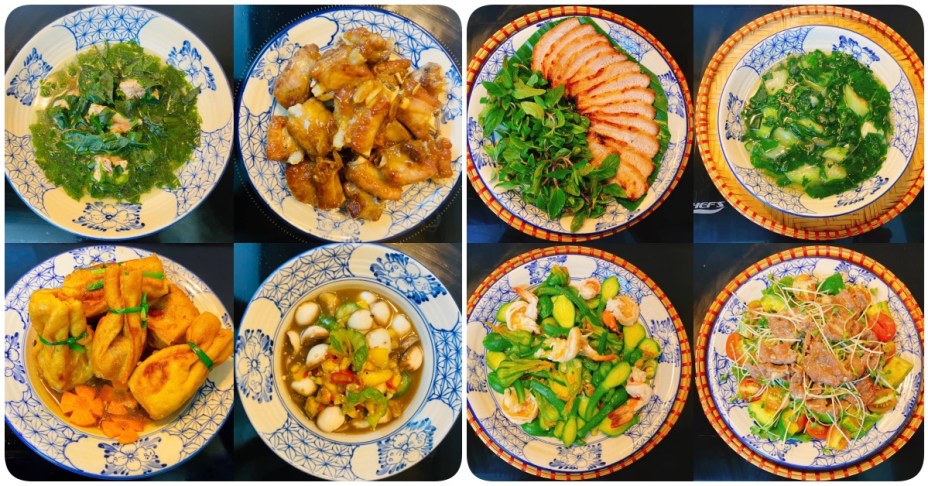 8X khoe cơm nhà đủ món ngon hội chị em khen tới tấp, có người còn đòi 