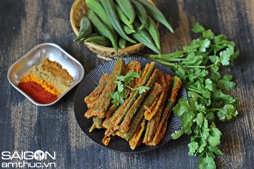 Biến tấu tempura đậu bắp kiểu Ấn tuyệt ngon