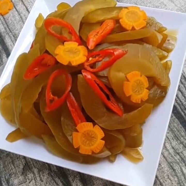Cách làm dưa mắm miền Tây chua chua ngọt ngọt ăn là ghiền Cách làm dưa mắm miền Tây chua chua ngọt ngọt ăn là ghiền