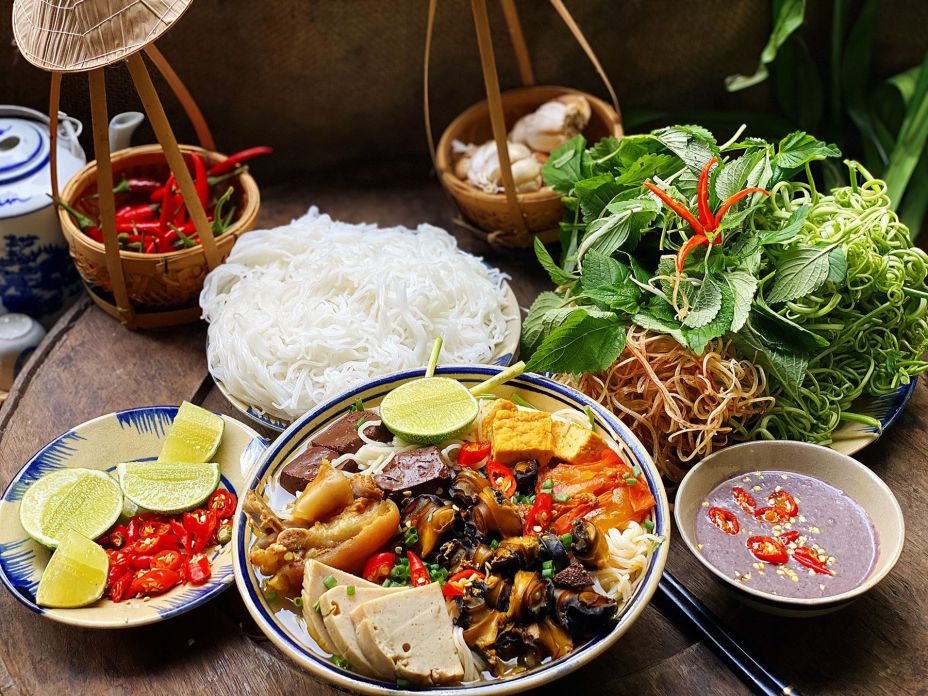 Cách nấu bún riêu vị Sài Gòn Cách nấu bún riêu vị Sài Gòn