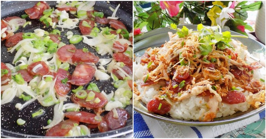 Cách nấu xôi mặn lạp xưởng ngon bằng lò vi sóng cho bữa sáng Cách nấu xôi mặn lạp xưởng ngon bằng lò vi sóng cho bữa sáng