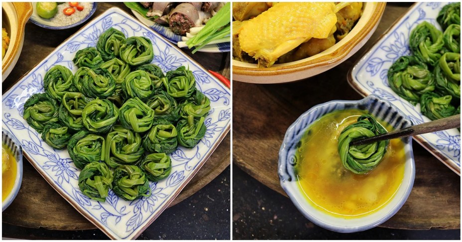 Chị em thi nhau bày rau muống luộc kiểu độc đáo đẹp mắt, lúc gắp cực dễ không sót một ngọn nào! Chị em thi nhau bày rau muống luộc kiểu độc đáo đẹp mắt, lúc gắp cực dễ không sót một ngọn nào!