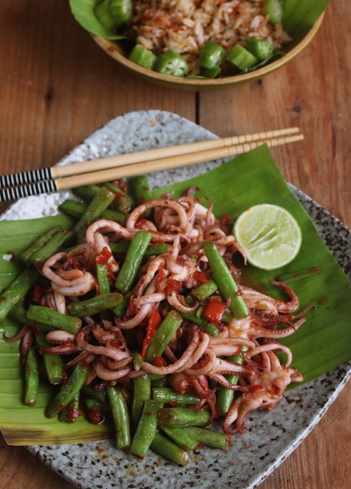 Công thức làm món râu mực xào sốt cay sambal hấp dẫn