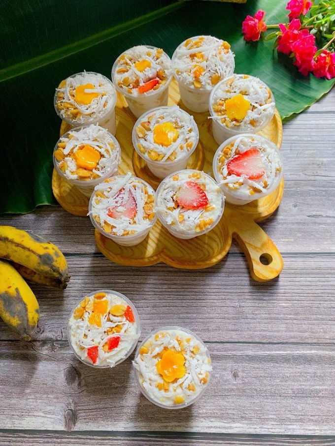 Kem chuối dừa cho ngày cuối tuần Kem chuối dừa cho ngày cuối tuần