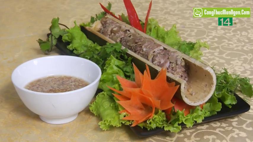 Nghé nướng ống lam Nghé nướng ống lam