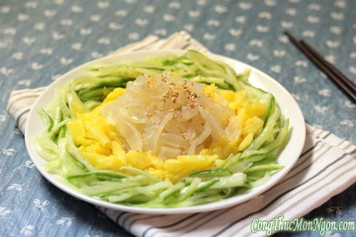 Nộm sứa giòn tan chống ngấy Nộm sứa giòn tan chống ngấy