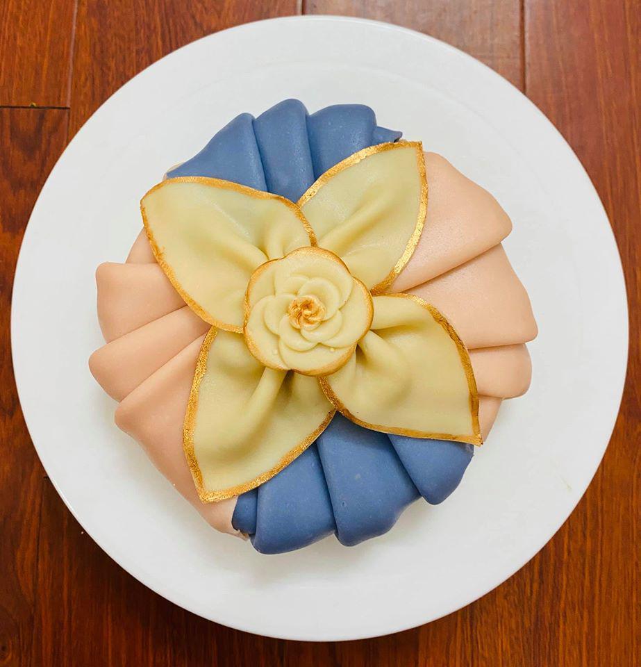 Tự làm túi xôi hoa đậu phong cách Hàn Quốc đang 