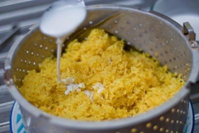 Công thức món xôi gà nước dừa