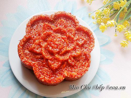 Xôi gấc vừa dẻo vừa ngon ai ăn cũng thích Xôi gấc vừa dẻo vừa ngon ai ăn cũng thích