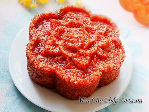 Xôi gấc vừa dẻo vừa ngon ai ăn cũng thích Xôi gấc vừa dẻo vừa ngon ai ăn cũng thích