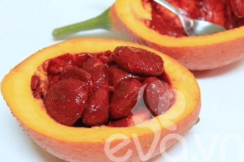 Công thức làm món xôi gấc đậu xanh ngày Tết Công thức làm món xôi gấc đậu xanh ngày Tết