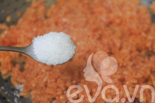 Công thức làm món xôi gấc đậu xanh ngày Tết Công thức làm món xôi gấc đậu xanh ngày Tết