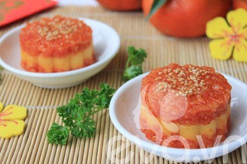 Công thức làm món xôi gấc đậu xanh ngày Tết Công thức làm món xôi gấc đậu xanh ngày Tết