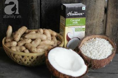 Cách nấu xôi đậu phộng cốt dừa nhanh gọn mà ngon cho bữa sáng