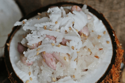 Cách nấu xôi đậu phộng cốt dừa nhanh gọn mà ngon cho bữa sáng