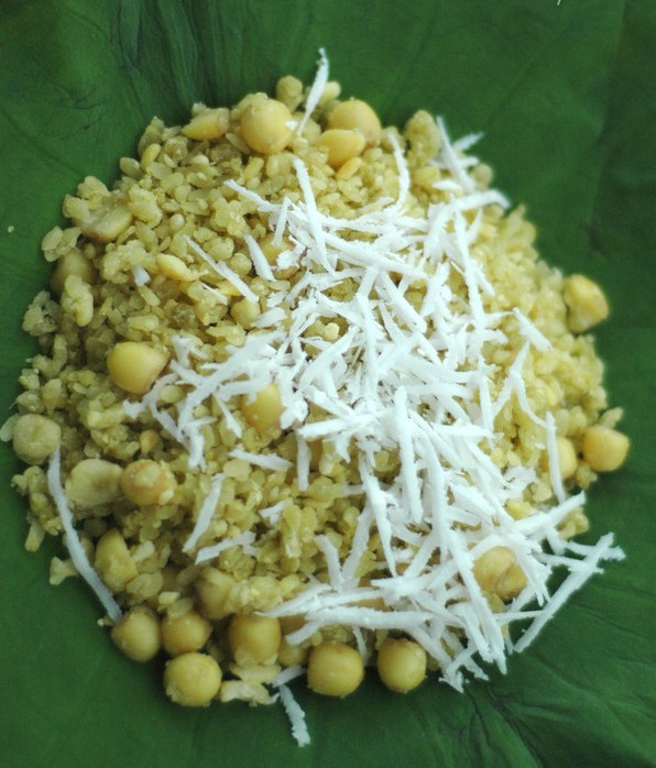 Dẻo bùi thơm nức món xôi cốm hạt sen Dẻo bùi thơm nức món xôi cốm hạt sen