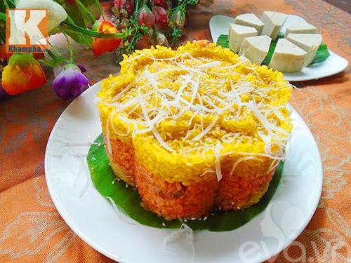 Xôi hai màu thơm ngon, đẹp mắt cho ngày Tết an khang