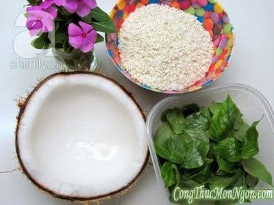 Dùng nồi cơm điện nấu xôi lá cẩm vừa đẹp vừa ngon