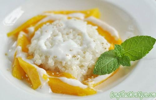 Đổi vị với xôi xoài Thái Lan cực ngon