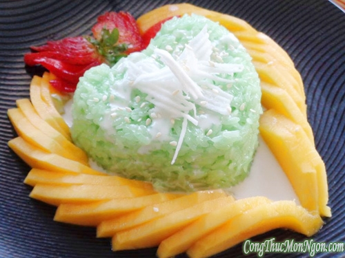 Cách nấu xôi xoài thật ngon