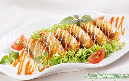 Công thức làm món xôi gà chiên