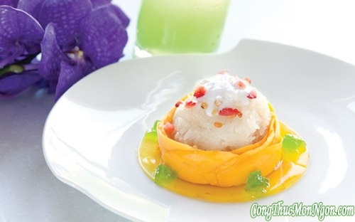 Đổi vị với xôi xoài Thái Lan cực ngon